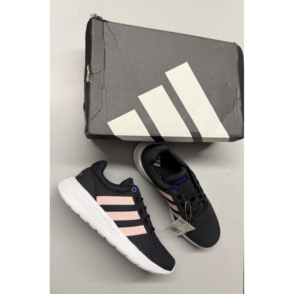 Adidas Lite Racer CLN 2.0 Black Vapor Pink Running Shoes Women's Size 8 NWT - Picture 2 of 16